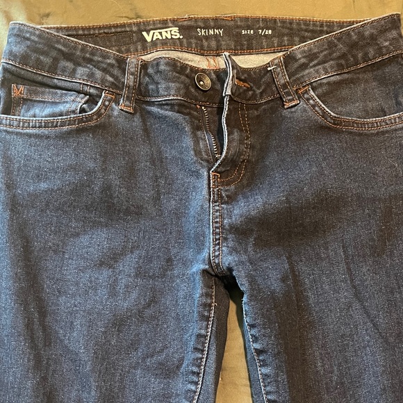 Vans Women's Dark Indigo Skinny Jeans - Picture 1 of 1